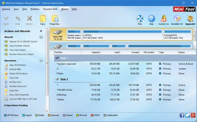 Minitool Partition Wizard 12.8 Crack + License Code 2024 Scaricare