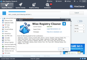 Wise Registry Cleaner 2024 Crack + License Key Italiano Screenshot