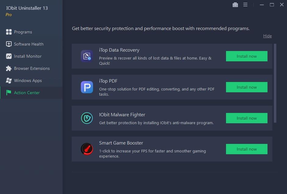 IObit Uninstaller Pro v13.6.0.5 Crack Ita + License Code Scaricare Screenshot