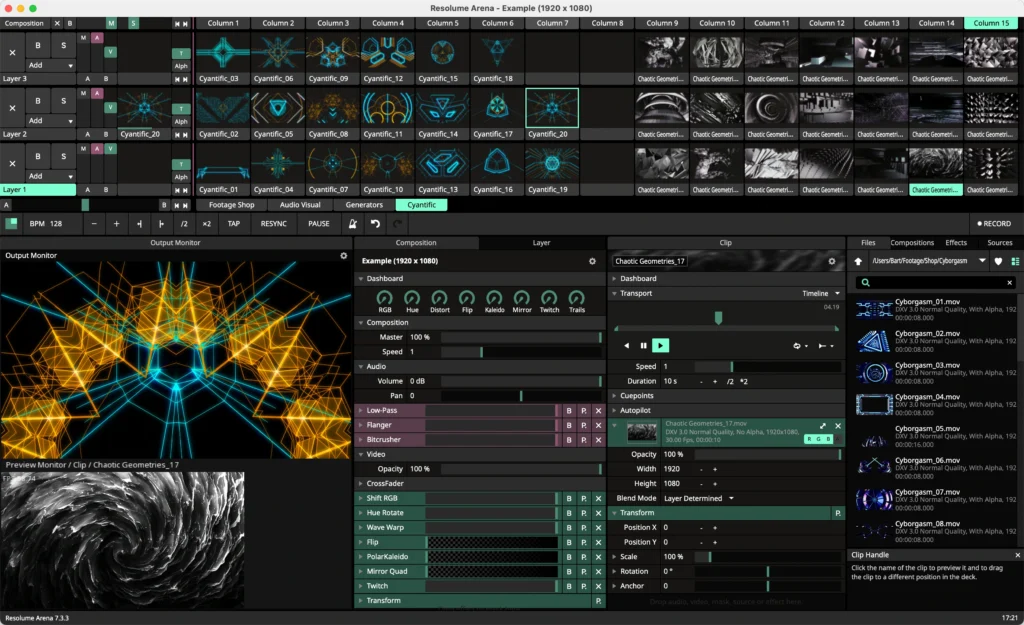 Resolume Arena software free