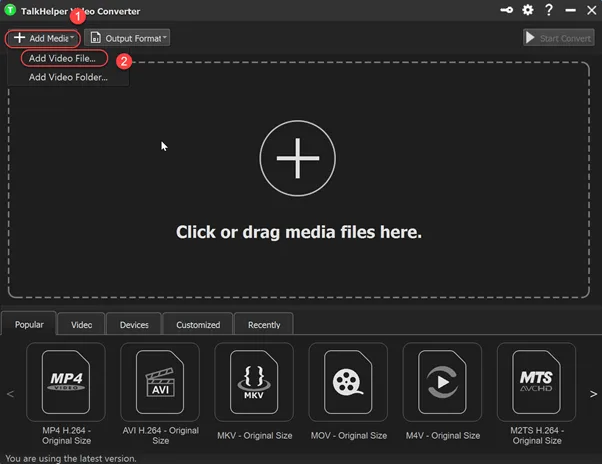 TalkHelper Video Converter2