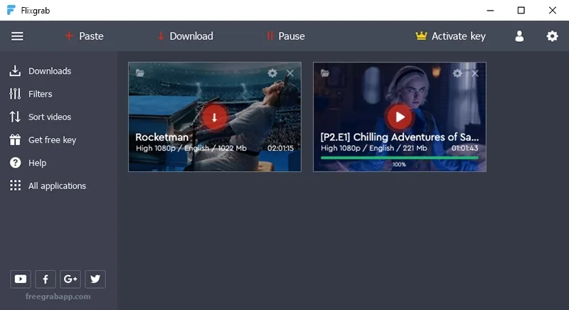 FlixGrab Premium Crack Ita1