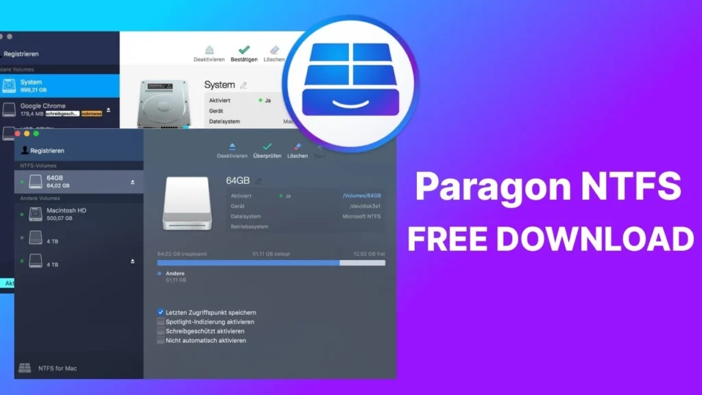 Paragon NTFS for Windows